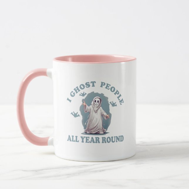 Caneca Dizendo engraçado da temporada assustadora do Hall (Esquerda)