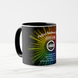 Caneca DJ Music Colorida Sound Wave Criativa Legal