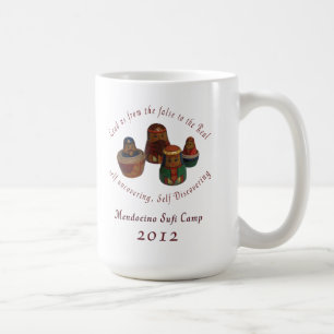 Caneca do acampamento 2012 de Mendocino Sufi