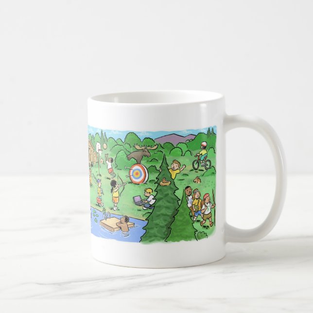 Caneca do acampamento de Verão dos miúdos (Direita)