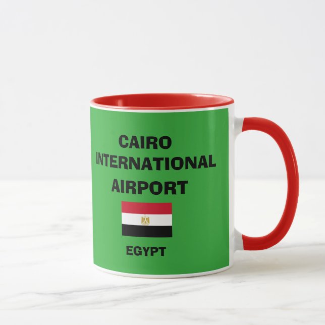 Caneca do aeroporto internacional de Cairo (Direita)