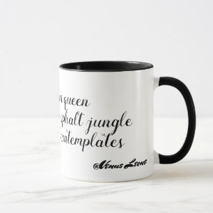 Caneca do Amazonas dos haicais da rainha