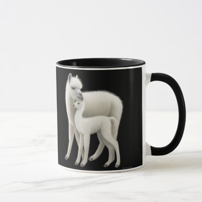 Caneca do amor da alpaca (Direita)