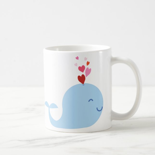 Caneca do amor da baleia (Direita)