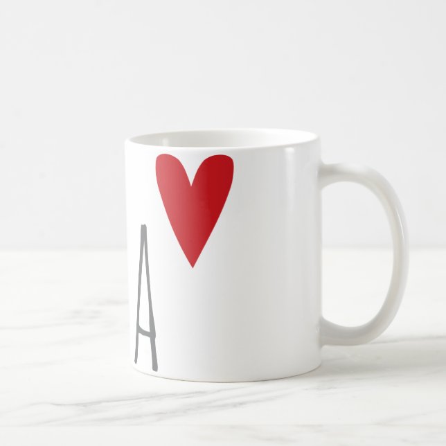 Caneca do amor da ioga (Direita)