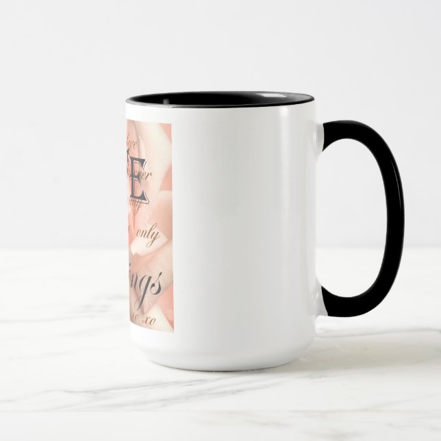 Caneca do amor & das bênçãos (Direita)