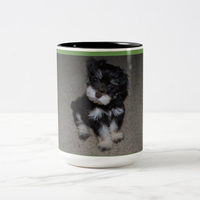 Caneca do amor de filhote de cachorro (Centro)