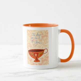 Caneca do amor do café