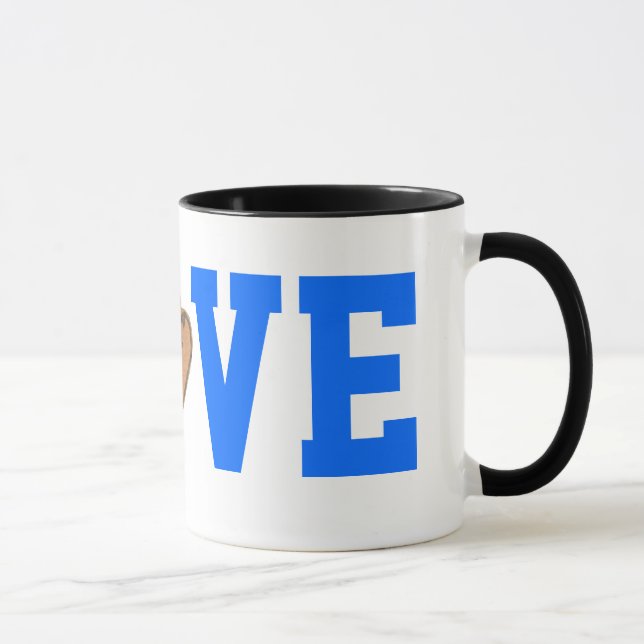 Caneca do amor por beisebol (Direita)
