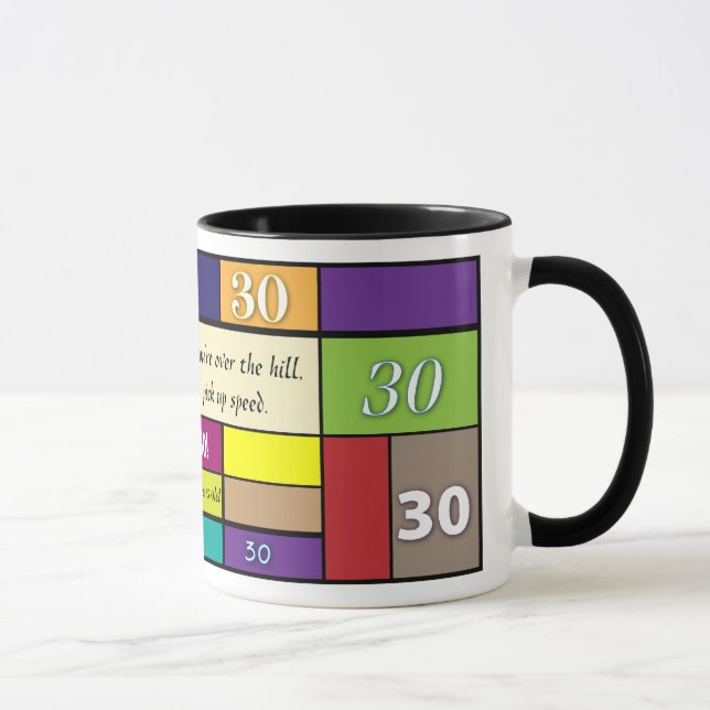 Caneca do aniversário de 30 anos (Direita)