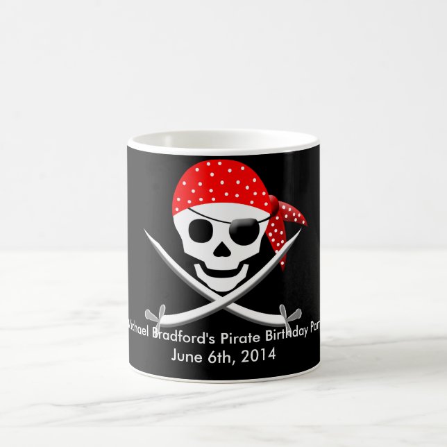 CANECA DO ANIVERSÁRIO DO PIRATA - PERSONALIZE (Centro)