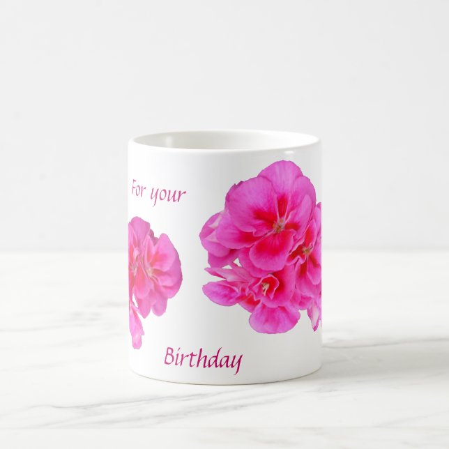 CANECA DO ANIVERSÁRIO, FLORAL (Centro)