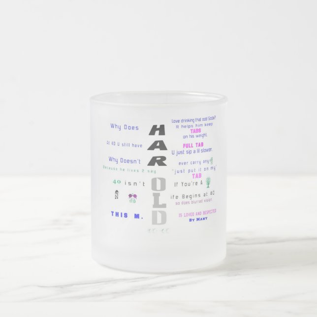 Caneca do aniversário - H (Centro)