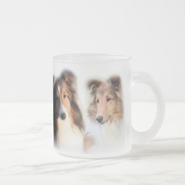 Caneca do anjo de Sheltie (Direita)
