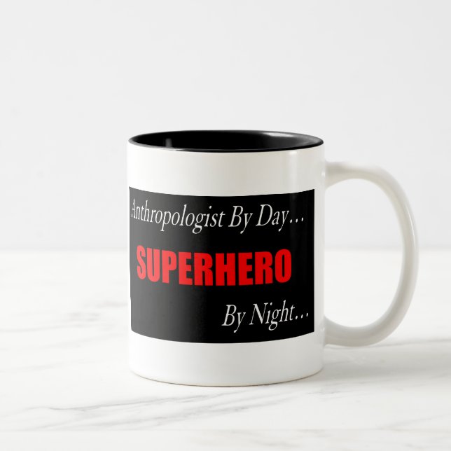 Caneca do antropólogo do super-herói (Direita)