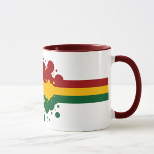 Caneca do arco-íris de Rasta