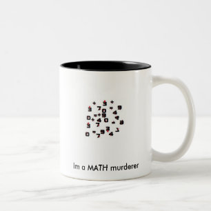 Caneca do assassino da matemática