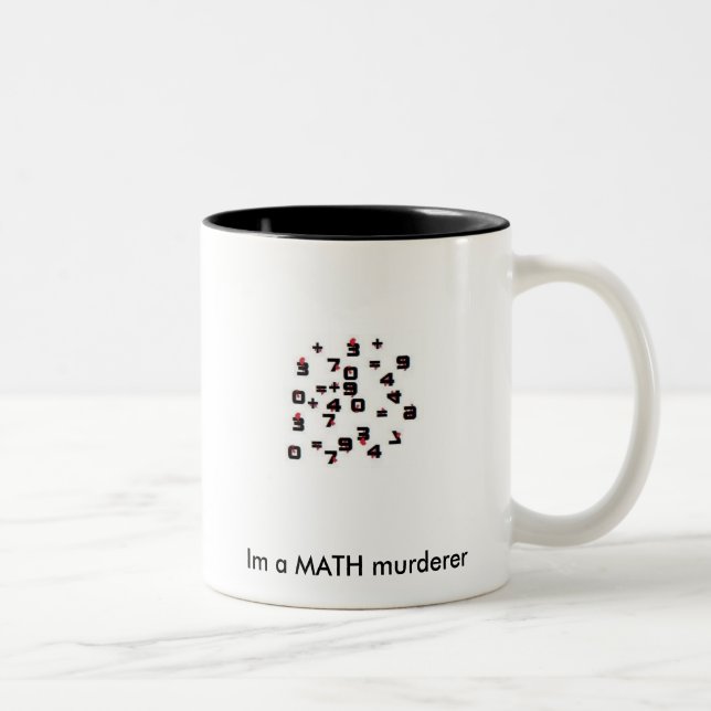 Caneca do assassino da matemática (Direita)