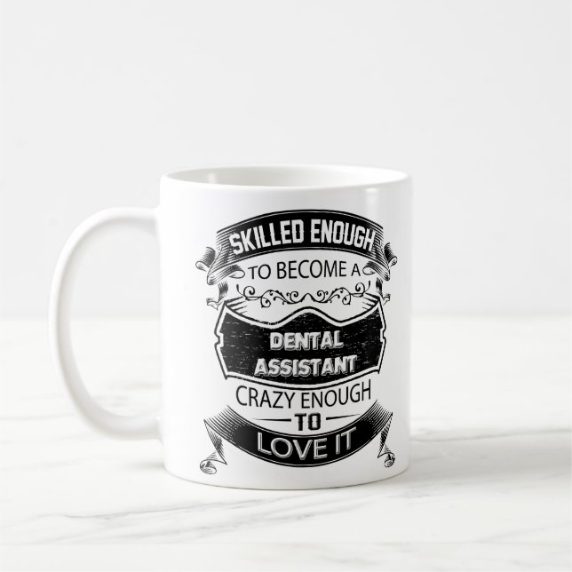 Caneca do assistente dental, caneca de café do (Esquerda)