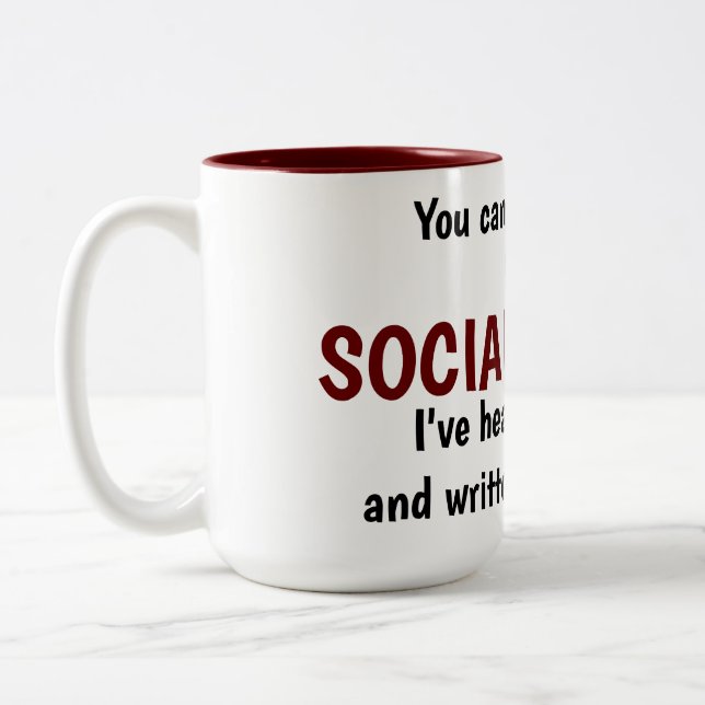 Caneca do assistente social (Esquerda)