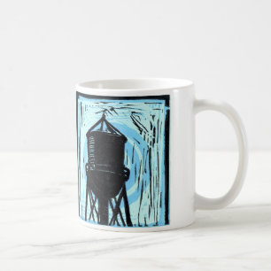 caneca do azul do watertower
