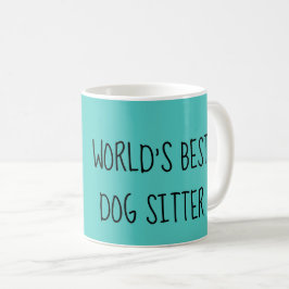 caneca do baby-sitter do cão dos mundos a melhor