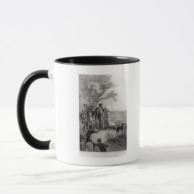 Caneca Do balboa a vista primeiramente do Oceano Pacífico (Esquerda)