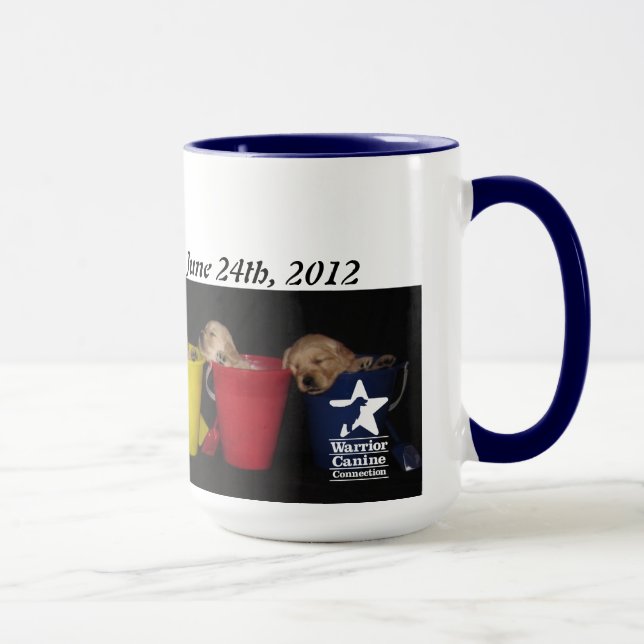 Caneca do balde do filhote de cachorro (Direita)