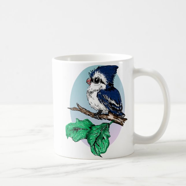 Caneca do BlueJay do bebê (Direita)