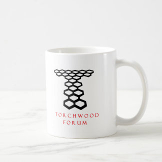 Caneca do branco do fórum de Torchwood