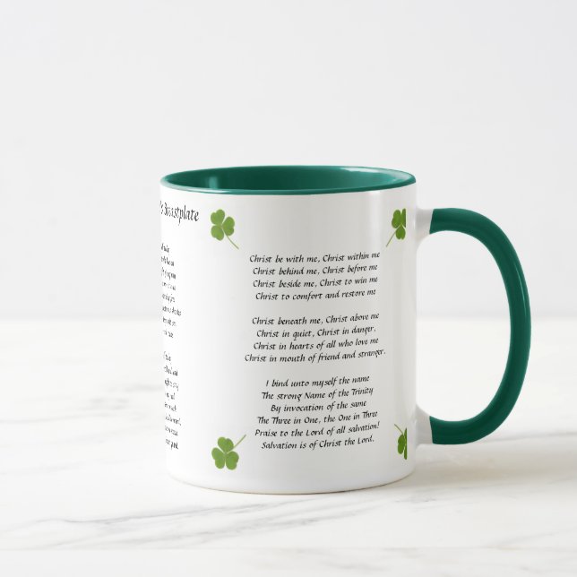 Caneca do Breastplate de St Patrick (Direita)
