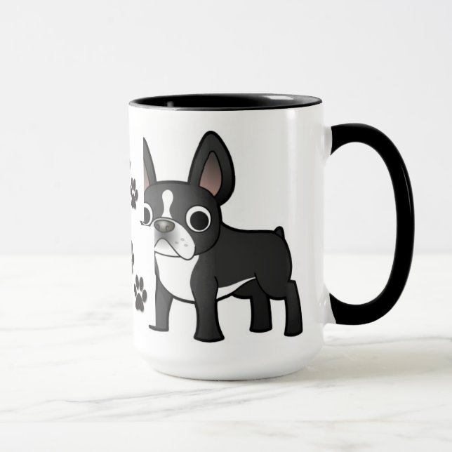 Caneca do buldogue francês (Direita)