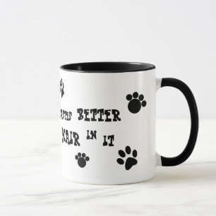 caneca do cabelo de cão!