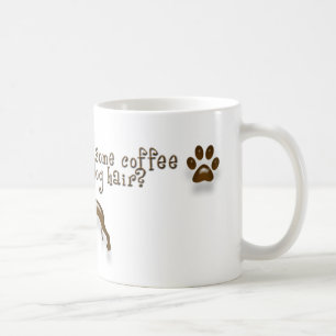 Caneca do cabelo de cão do café