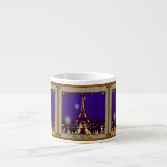 Caneca do café da torre Eiffel (Frente)