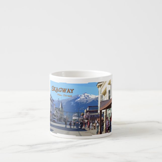 Caneca do café de Skagway (Frente)