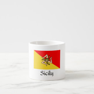 Caneca do café do Demitasse de Sicília