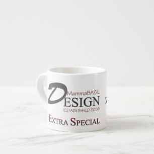 Caneca do café do design de MammaBASIL!