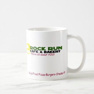 Caneca do café do funcionamento da rocha & de caf