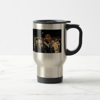 Caneca do café dos graus e das chaves
