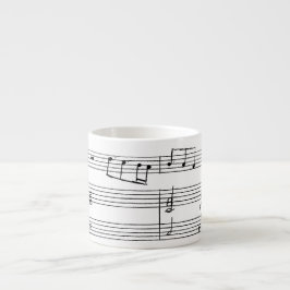 Caneca do café - música escrita mão