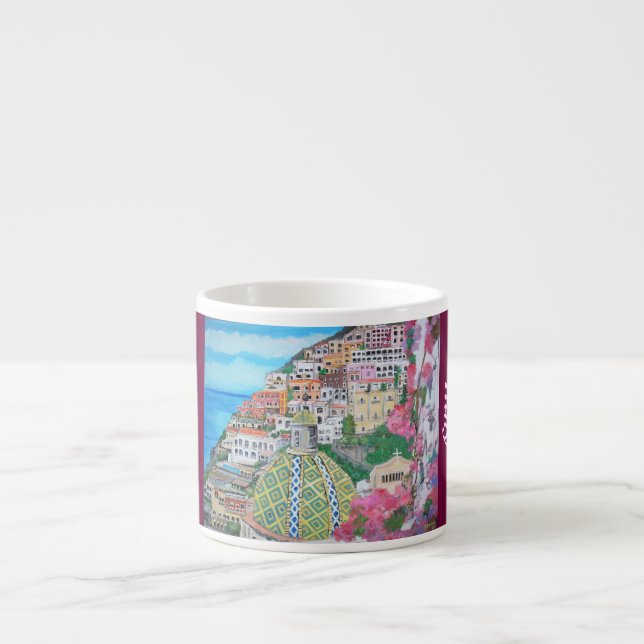 Caneca do café - Positano, Italia (Frente)