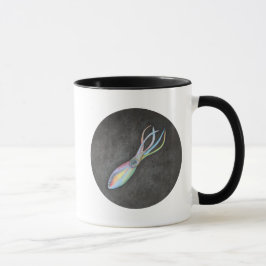 Caneca do calamar do arco-íris