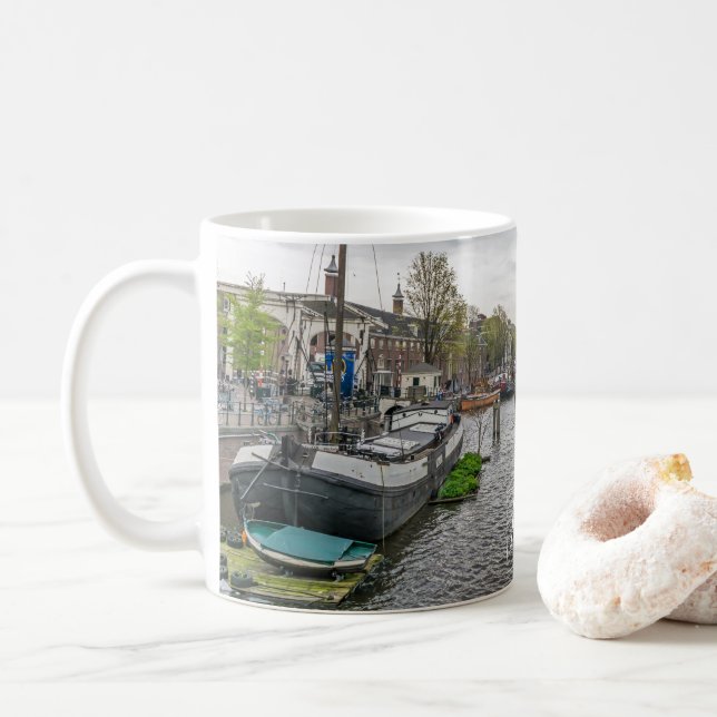 Caneca do canal de Amsterdão (Com Donut)