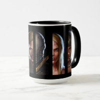 Do "caneca da colagem do caráter inimigo um"