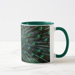 Caneca Do "caneca da plumagem Peafowl"