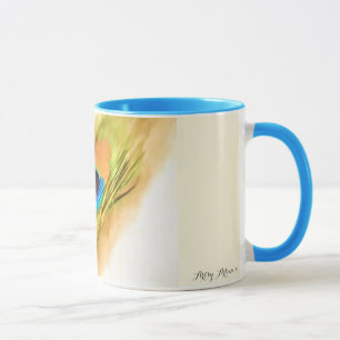 Caneca Do "caneca feita sob encomenda LK da pena pavão"