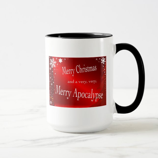 Caneca Do "caneca Feliz Natal e do apocalipse" (Direita)