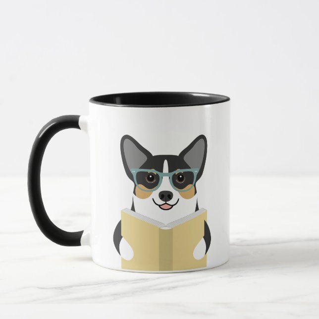 Caneca do Cão Corgi (Esquerda)
