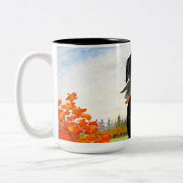 Caneca do cão de caça